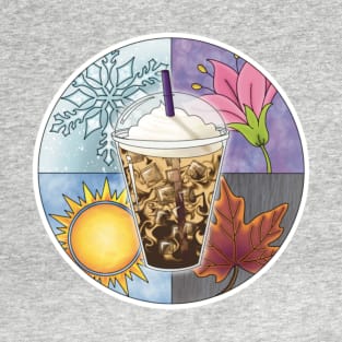 Iced Coffee For All Seasons T-Shirt